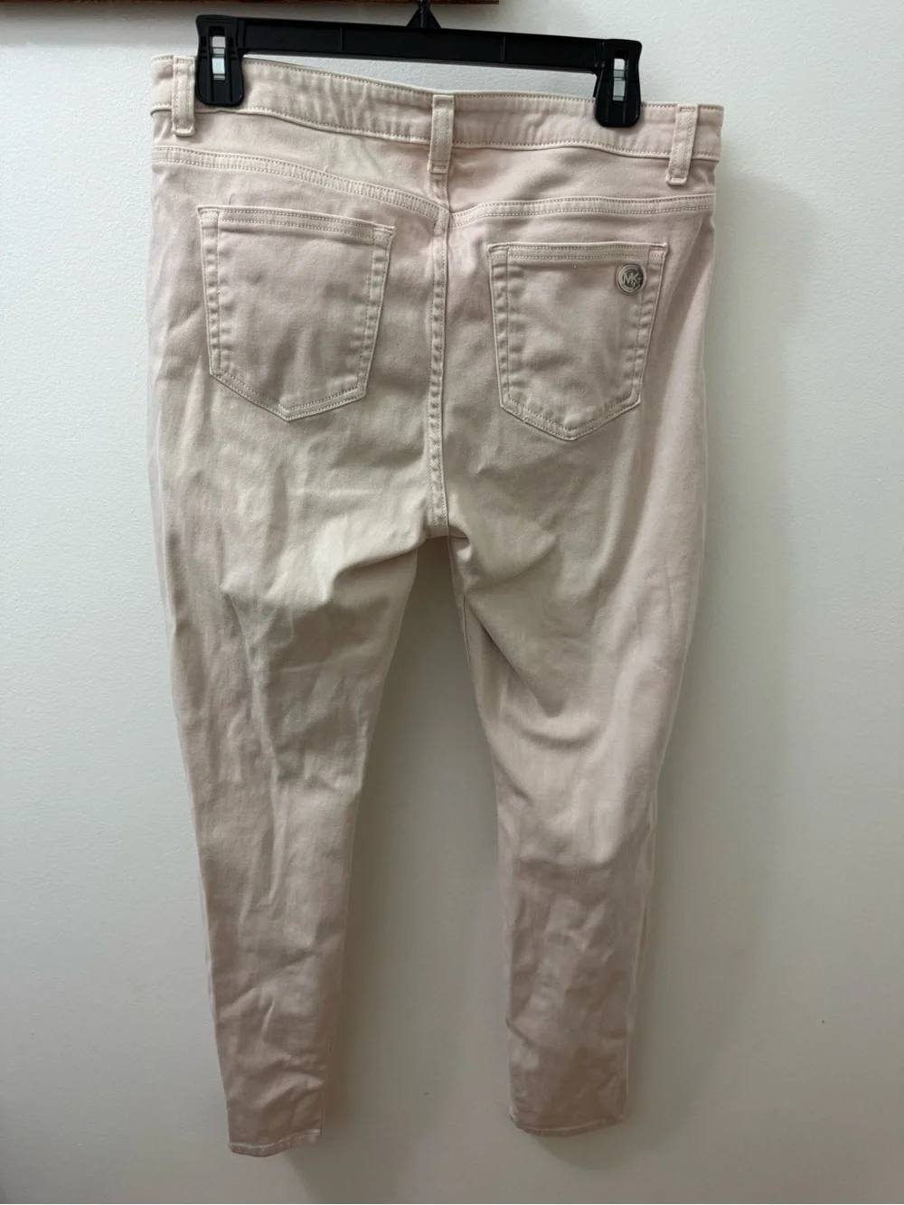 Michael Kors Women's Pale Blush Skinny Jeans